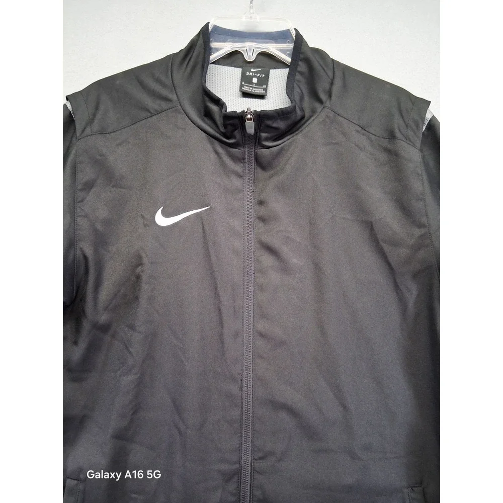 Nike Dri-Fit Full Zip Black Light‎ Jacket Men Size Small
